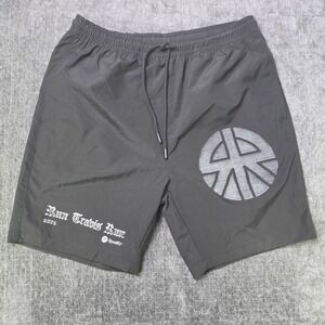 Spotify Run Travis Run 2025 Mens Medium Black Athletic Shorts Sporty Retro Music